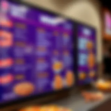 Menu board showing different options for Taco Bell's Mexican pizza