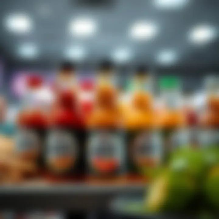 A variety of sauces available at Taco Bell for customization