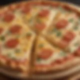 Aldi Four Cheese Pizza - Cheese Blend Close-up