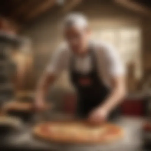 Artisan craftsmanship in pizza making
