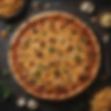Savoury Roasted Garlic Infused Macaroni Cheese Pizza Artisan Macaroni Cheese Pizza with Roasted Garlic