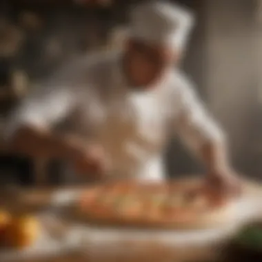 Artisan Technique Artisan technique for pizza dough preparation