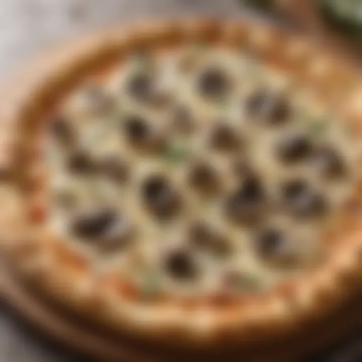 Artisan White Pizza with Truffle Oil Drizzle