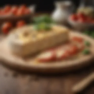 Artisanal Vegan Cheese Wheel for Gourmet Pizzas Artisanal Vegan Cheese Wheel for Gourmet Pizzas