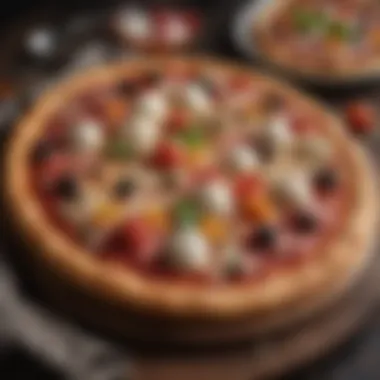 Exquisite Gelato Pizza Delight Artisanal Gelato Pizza Delight