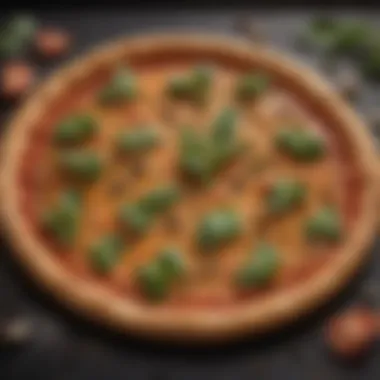 Artisanal Herbs Sprinkled on Pizza Crust