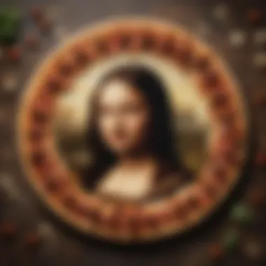 Crafted Crust of Mona Lisa Pizza Artisanal Pizza Crust at Mona Lisa Pizza in San Diego
