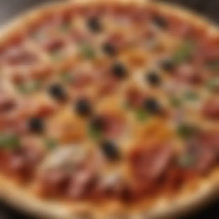 Artisanal toppings on a classic New York pizza