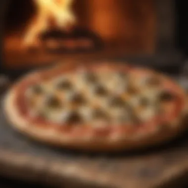 Crafting Neapolitan Pizza in Wood-Fired Oven Artisanal Wood-Fired Oven
