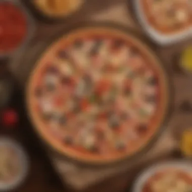 Delicious Pizza Hut Bundle Box with assorted toppings