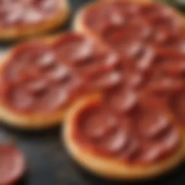 Savor the Aroma of Authentic Italian Pepperoni Slices Authentic Italian Pepperoni Slices
