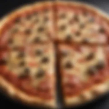 Comparison of Baking vs. Broiling Frozen Pizza A side-by-side comparison of baked and broiled frozen pizza