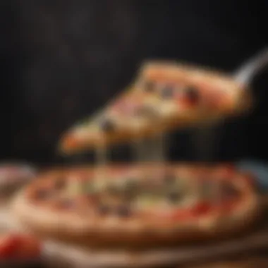 Sensational Baked Sourdough Pizza Delight Baked sourdough pizza with golden crispy crust and fresh toppings