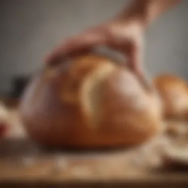 Precision in Crafting 00 Flour Bread Baking Precision Representation