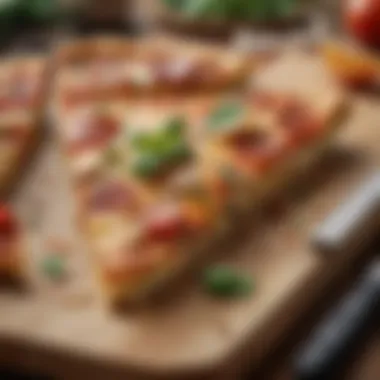 Balanced Cauliflower Crust Pizza Slice