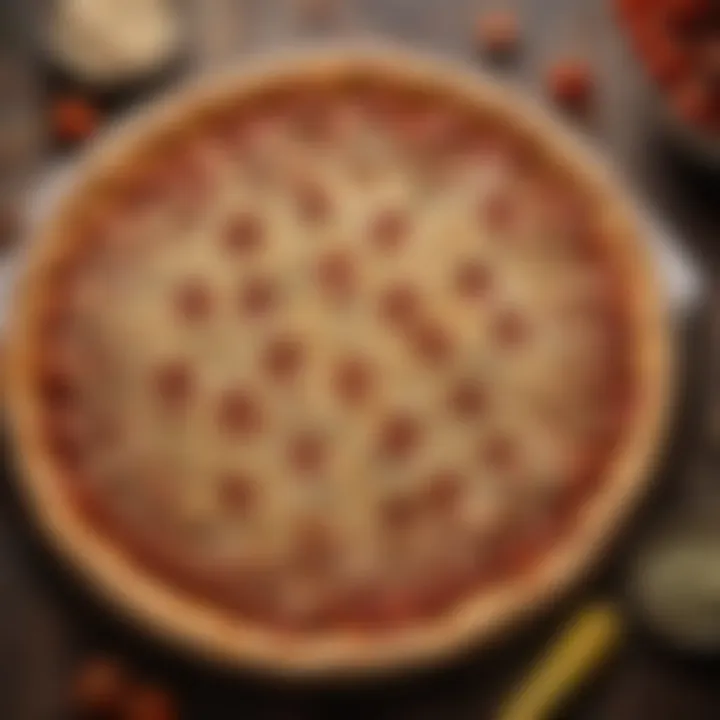 Texture of Banza pizza crust