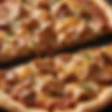 Mouthwatering BBQ Chicken Pizza Slice