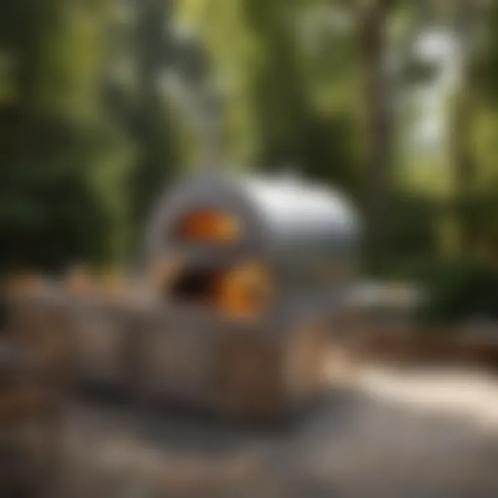 BBQStar pizza oven showcasing its elegant design and durable materials