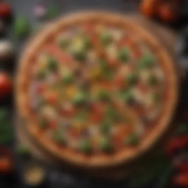 Delicious Veggie Pizza Fresh Out of the Oven A freshly baked veggie pizza with vibrant toppings