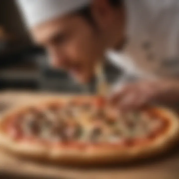 Boise Pizza Chef's Slicing Technique