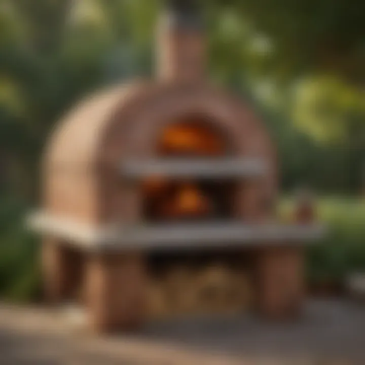 Durable and Efficient Brick Pizza Oven