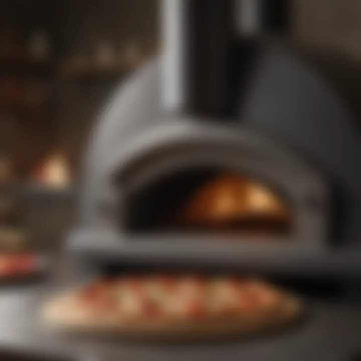 Finishing touches for a professional-grade pizza oven