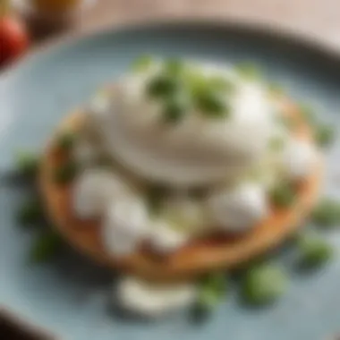 Intricate Elegance of Burrata Cheese Burrata Cheese Elegance