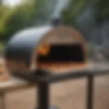 Camp Chef Grill Pizza Oven showcasing its sleek design