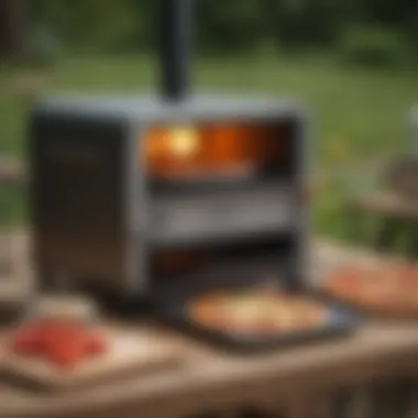 Seamless Outdoor Cooking with a Portable Oven Camp chef using a portable pizza oven outdoors