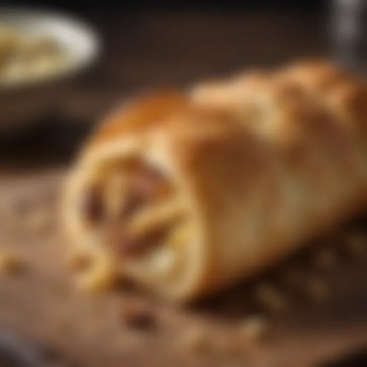 Artisanal Cauliflower Hot Pocket with Caramelized Onions