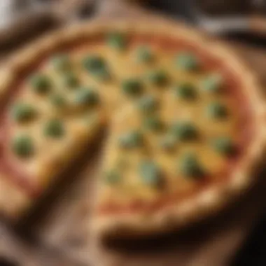Freshly Baked Cauliflower Pizza Crust Sizzling Cauliflower Pizza Crust straight from the oven