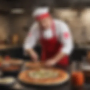 Pizza Hut Chef at Work