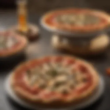 Elevated Eats: Artisanal Deep Dish Pizza Perfection Gourmet Deep Dish Pizza with Artisanal Ingredients and Flaky Crust