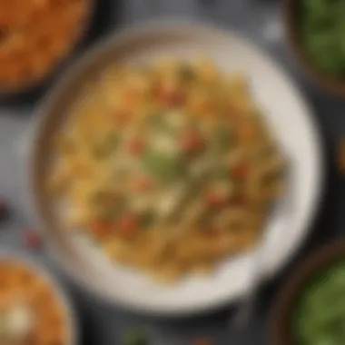 Vibrant Penne Pasta with Luxurious Pesto Cream Colorful Penne Pasta with Creamy Pesto Sauce