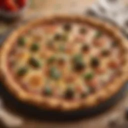 Innovative Cauliflower Pizza Crust Variation