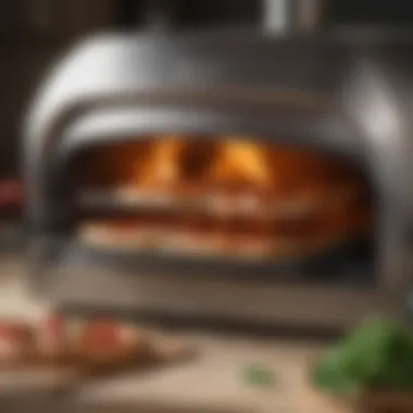 Compact and efficient countertop pizza oven