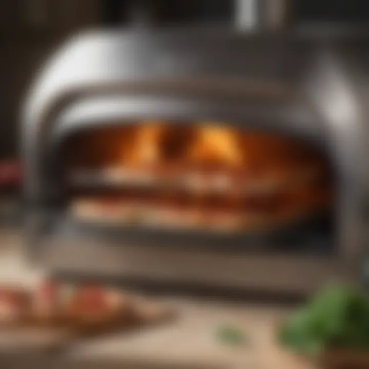 Compact and efficient countertop pizza oven