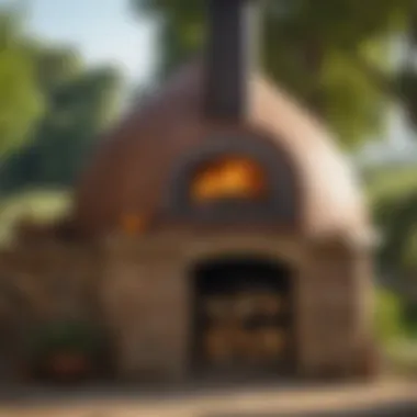 Embracing Tradition: Woodfired Ovens in Natural Settings A serene outdoor setting featuring a woodfired oven in use