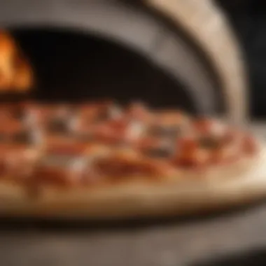 Close-up view of high-quality materials for building a pizza oven