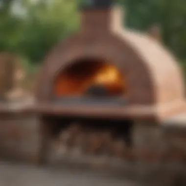 A selection of high-quality materials laid out for building a brick oven