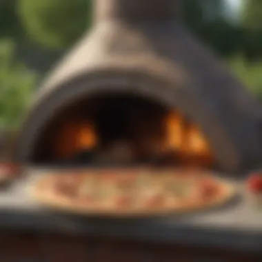 Selection of materials required for building an outdoor pizza oven