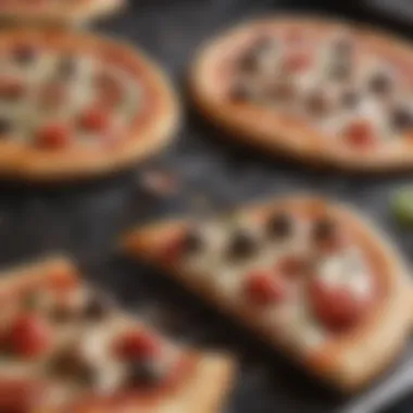 Gourmet Ingredients Selection for Grilled Pizza Fresh ingredients for grilling pizza
