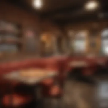 Inviting Pizzeria Ambiance An inviting interior of Coops Pizzeria highlighting its unique ambiance