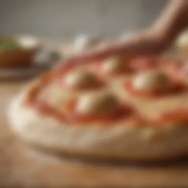 Achieving Ideal Dough Consistency A smooth and elastic gluten free pizza dough ball