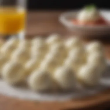 Artisanal Mozzarella Balls Await to Grace the Pizza Handcrafted Mozzarella Cheese Balls