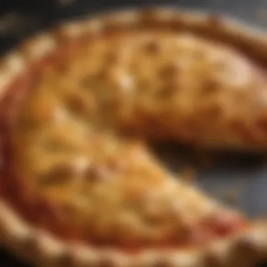Golden Pizza Crust A finished pizza crust, golden and ready for toppings.
