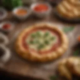 Fresh ingredients ready for pizza preparation