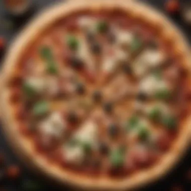 Innovative Pizza Fusion: Parmesan and Unique Toppings Creative pizza recipe with Parmesan and unique toppings