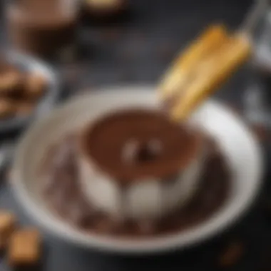 Sensational Crockpot Fondue with Luscious Chocolate Drizzle