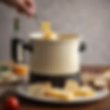 Decadent Crockpot Fondue with Rich Cheese Blend